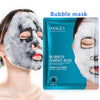 1pcs Oxygen Bubble Sheet Mask Amino Acid Bamboo Charcoal Bubble Mask Hydrating Moisturizing Oil Control Whitening Facial Mask